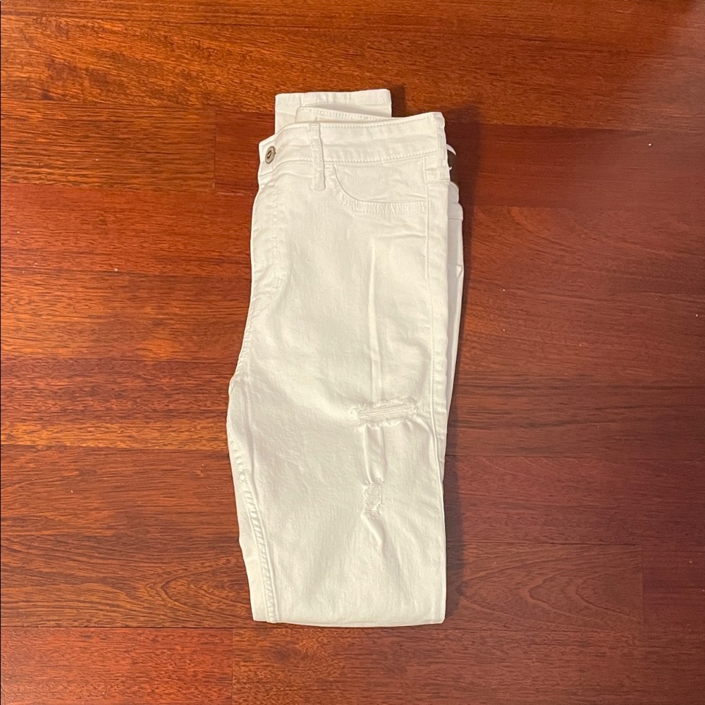 Hollister juniors white Skinny Jeans